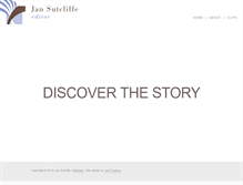 Tablet Screenshot of jansutcliffe.com
